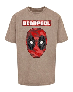 Рубашка Deadpool - Camo Head, хаки Absolute cult