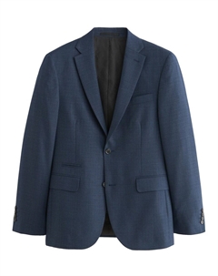 Деловой пиджак прямого кроя, темно-синий Next