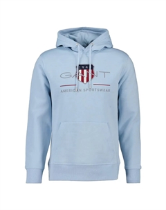 Худи Archive Shield Regular Fit, синий Gant