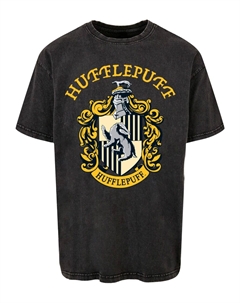 Рубашка Harry Potter - Hufflepuff Crest, черный Absolute cult