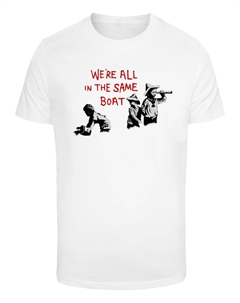 Рубашка Brandalised - In The Same Boat, белый Merchcode