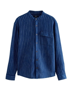 Рубашка на пуговицах классического кроя, темно-синий/светло-синий Next