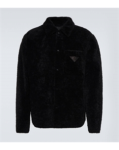 Дубленка, черный Prada