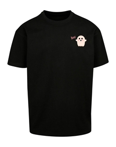 Рубашка Halloween - Boo Ghost, черный Merchcode