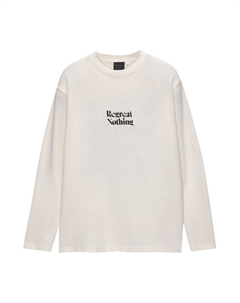 Толстовка REGRET NOTHING, белый Pull & bear