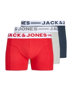 Боксеры SENSE, цвет Navy/Light grey/Red Jack & jones