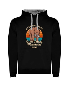 Худи Great Smoky Mountains, черный Kruskis