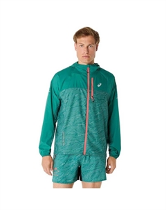 Куртка спортивная Fujitrail Packable, зеленый Asics