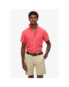 Рубашка с коротким рукавом Vacation Linen, розовый Superdry