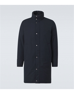 Утеплённое пальто с панелями, Blu Navy Herno