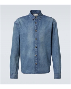 Джинсовая рубашка, Day Blue Saint laurent
