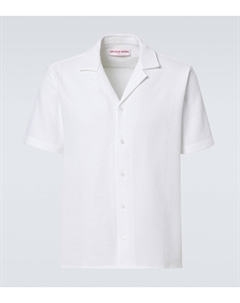 Хлопковая рубашка для боулинга Maitan, Cloud Orlebar brown