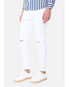 Джинсы облегающего кроя STRAPPATI, белый Ciabalù