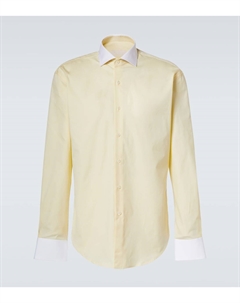 Хлопковая рубашка Oxford, Crema+Bianco Prada