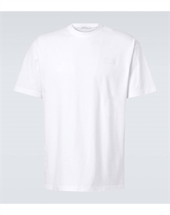 Футболка из хлопкового джерси с логотипом, белый Givenchy