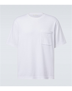 Футболка из хлопка Paddy, белый The row