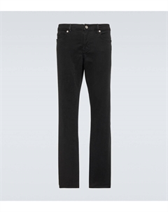 L'Homme джинсы зауженные средней посадки, нуар Frame