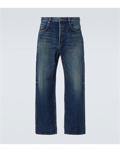 Высокие прямые джинсы, Heritage Vintage Blue Saint laurent