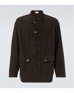 Куртка из корда из хлопка Frank, Dark Coffee The row