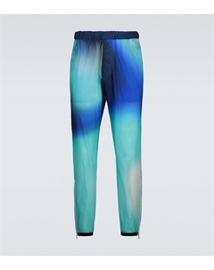 Технические брюки с принтом, Turchese Prada