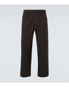 Хлопковые чиносы, черный Prada