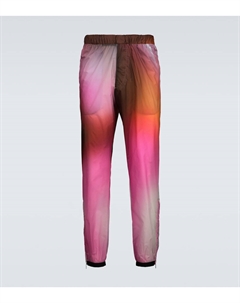 Технические брюки с принтом, Fuxia Prada