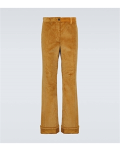 Кордюроевые расклешенные брюки, Orzo Miu miu