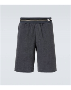 Шорты из хлопкового велюра EKD, Magnet Burberry