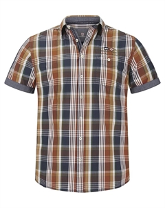 Рубашка на пуговицах Comfort fit Reedo, светло-коричневый Jan vanderstorm