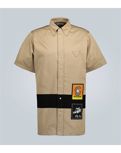 Короткий рукав рубашка чинос, Corda Prada