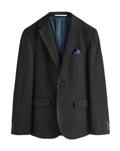 Пиджак стандартного кроя, черный Next