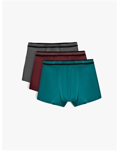 Боксеры, цвет Grey/Dark red Koton