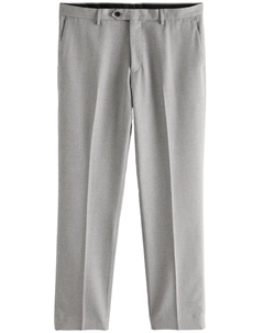 Обычные плиссированные брюки, серый Next