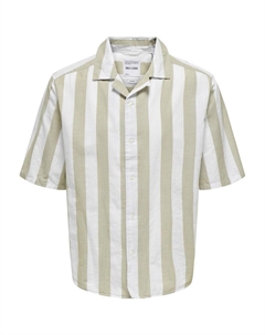 Рубашка на пуговицах Comfort fit Tes, коричневый Only & sons