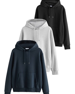 Толстовка, цвет Navy/Grey/Black Next