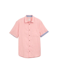 Рубашка на пуговицах классического кроя, красный Tom tailor