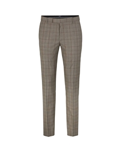 Узкие брюки со складками Blayr, цвет Chocolate/Light brown Joop