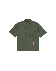 Рубашка на пуговицах классического кроя, оливковый Alpha industries