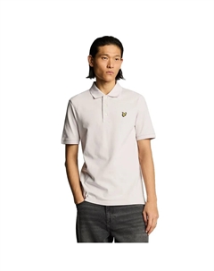 Поло с коротким рукавом Plain, белый Lyle & scott