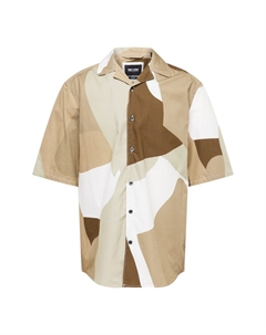 Рубашка на пуговицах классического кроя TIE, темно-бежевый Only & sons