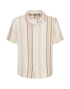 Рубашка на пуговицах Comfort fit SDISAI, коричневый Solid