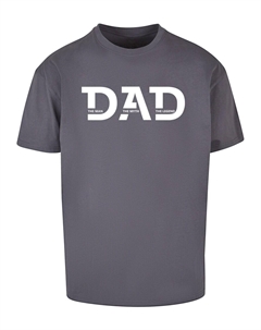 Рубашка Fathers Day - The Man, The Myth, The Legend, темно-серый Merchcode