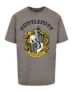 Рубашка Harry Potter - Hufflepuff Crest, серый Absolute cult