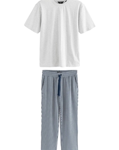 Длинная пижама, цвет Blue/White Next