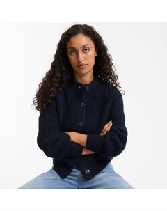 Кардиган из смеси альпаки Signature AMBROISE синий La redoute collections