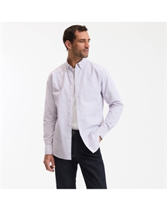 Прямая оксфордская рубашка в полоску бренд GILLES фиолетовый La redoute collections