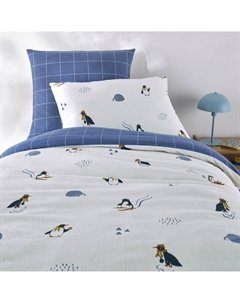 Детский пододеяльник из фланели Solven белый La redoute interieurs