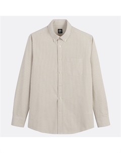 Прямая оксфордская рубашка в полоску бренд GILLES бежевый La redoute collections