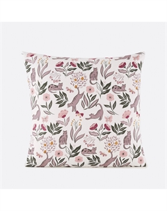 Детская фланелевая наволочка Elona фиолетовый La redoute interieurs