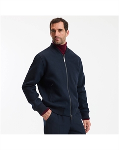 Куртка-бомбер из шерсти синий La redoute collections